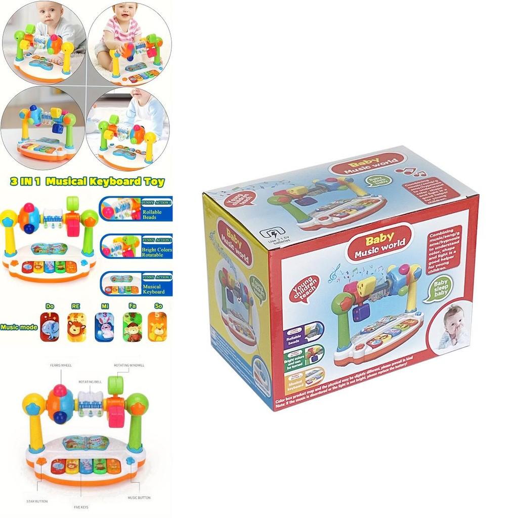 Baby Music Kingdom Electronic Piano Toy With Lights For Early Learning And Development