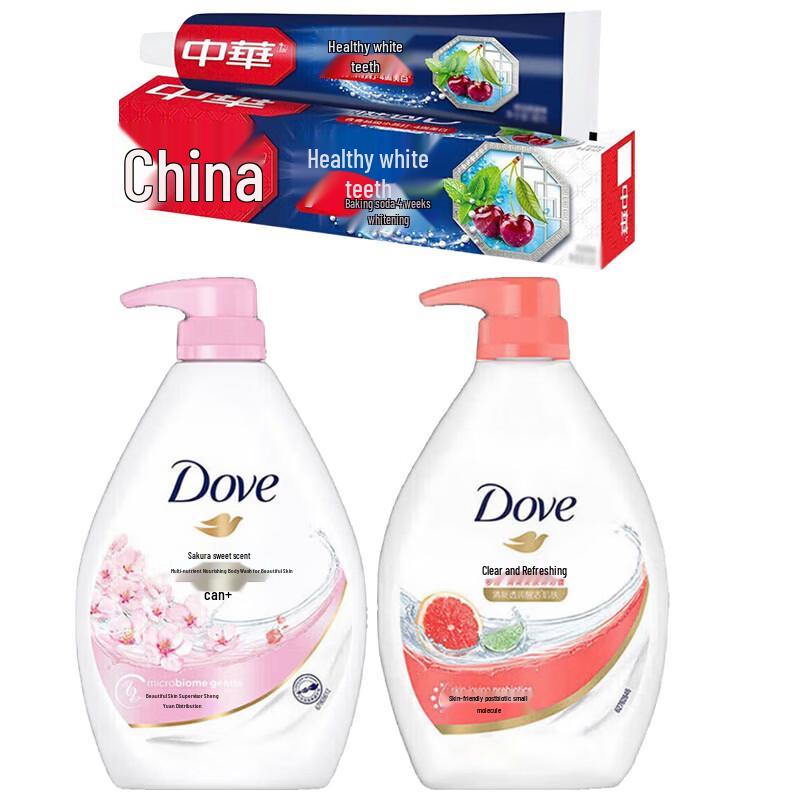 Dove Shower Milk & Toothpaste Set