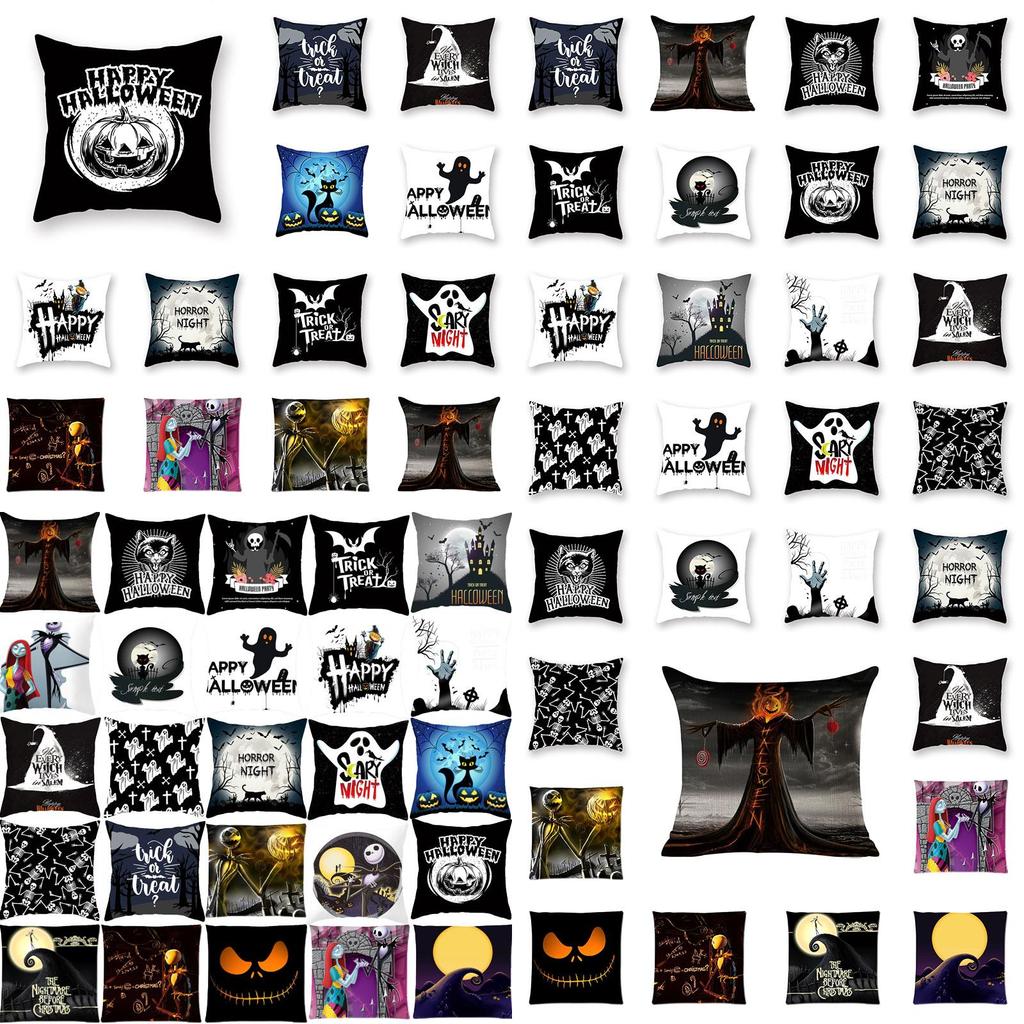 Super Soft Peach Skin 17.7'' Xmas Gift The Nightmare Before Christmas Pillowcase