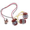 Guitar Potentiometer Kit Jazz Bass Wiring Harness 1 Volume 2 Tone Instrument Accessories A250K B250K with Jack