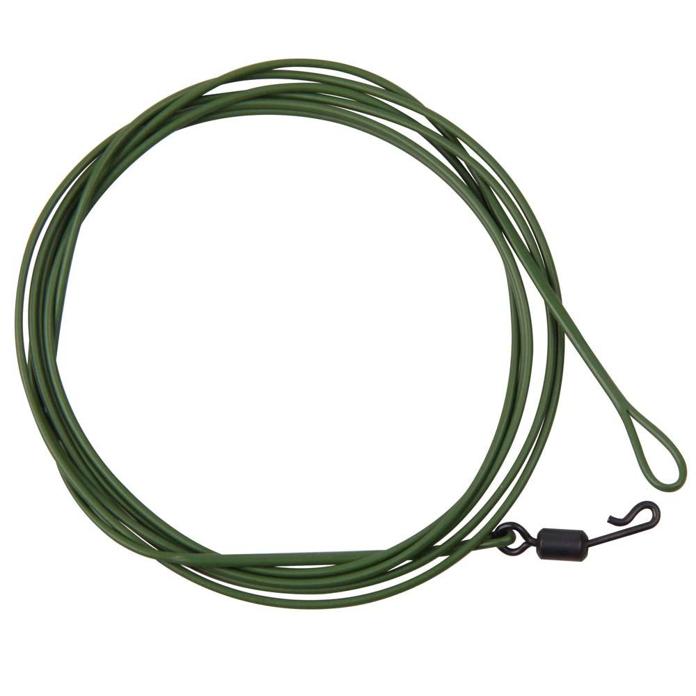 

1 шт. 1 м 80 фунтов Лидерная леска для ловли карпа Прочный флюорокарбоновый поводок с вертлюжками быстрой смены Рыболовные снасти