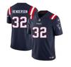 NFL New England Patriots #32 HENDERSON JR Jersey T-Shirt - MEN'S Blue