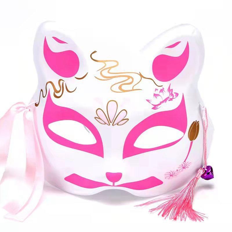 Japonský Fox Fairy Spot Fox Mask Kočka Fox Mask Žena Velkoobchod Výrobce TikTok Maska stejného stylu Stall Scenic