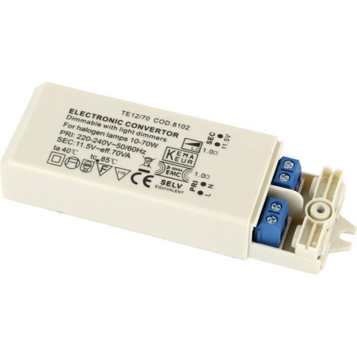 Hava transformateur électronique modulable pour ampoules halogènes - 230 v/12 v