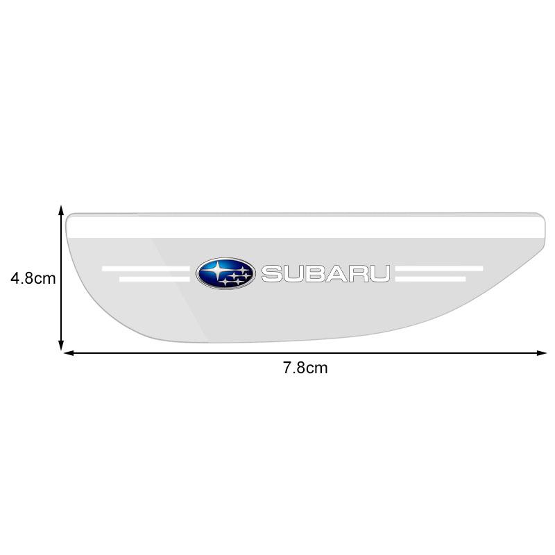 2pcs Car Side Rearview Mirror Guard Cover Rain Eyebrow Covers Stickers For Subaru Forester SG SJ SH Crosstrek Legacy Tribeca XV