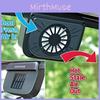 Powered Solar Car Window Windshield Auto Air Vent Cooling Fans Tools System