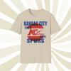Men's and Women's T-shirts Kansas City Spurs 1973 NASL Vintage Offset Printed Soccer T-Shirt