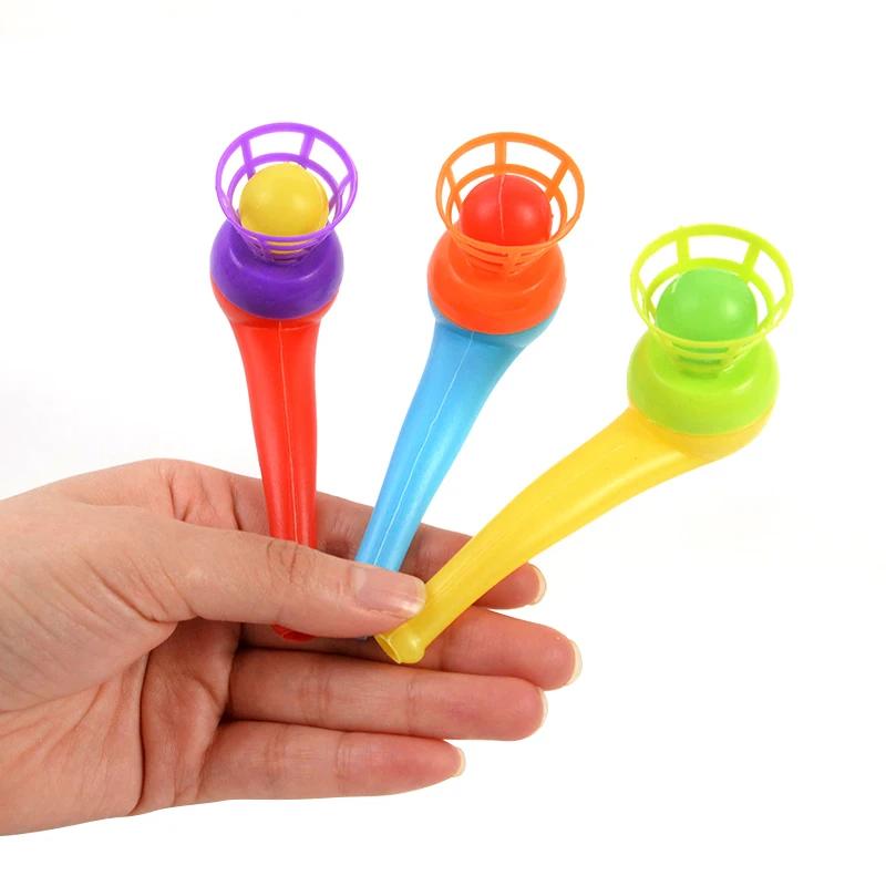 8pcs Style: Random Nostalgic Suspension Pipe Blowing Ball Large Toy Children'S Educational Small Gifts
