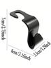 2pcs Car Seat Back Hooks, Universal Vehicle Seat Hook Hanger, Car Interior Accessories, Hidden Multifunctional Organizer, Car Back Seat Hooks