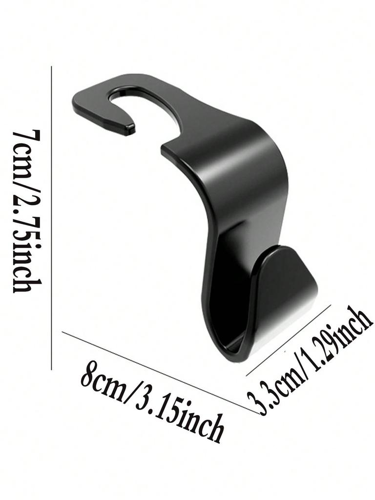 2pcs Car Seat Back Hooks, Universal Vehicle Seat Hook Hanger, Car Interior Accessories, Hidden Multifunctional Organizer, Car Back Seat Hooks