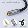 FONVOi Audio Earphone Extension 6M Nylon Braided 24K Gold Plated Compatible with and Speakers 3.5mm Cable, Cord, + + Multi-Shielding Hi-Fi
