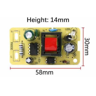 5V 2A adapterio perjungimo maitinimo modulis kintamosios srovės 220V į nuolatinės srovės 5V laipsniško maitinimo šaltinio plokštė