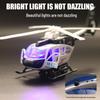 Helicopter Toy Model with Lights, Music, and Spinning Propeller