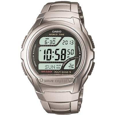     Casio Wave Ceptor         Wv 58rd 1ajf [WaveCeptor 5 Atm Water Resistant Radio Clock]