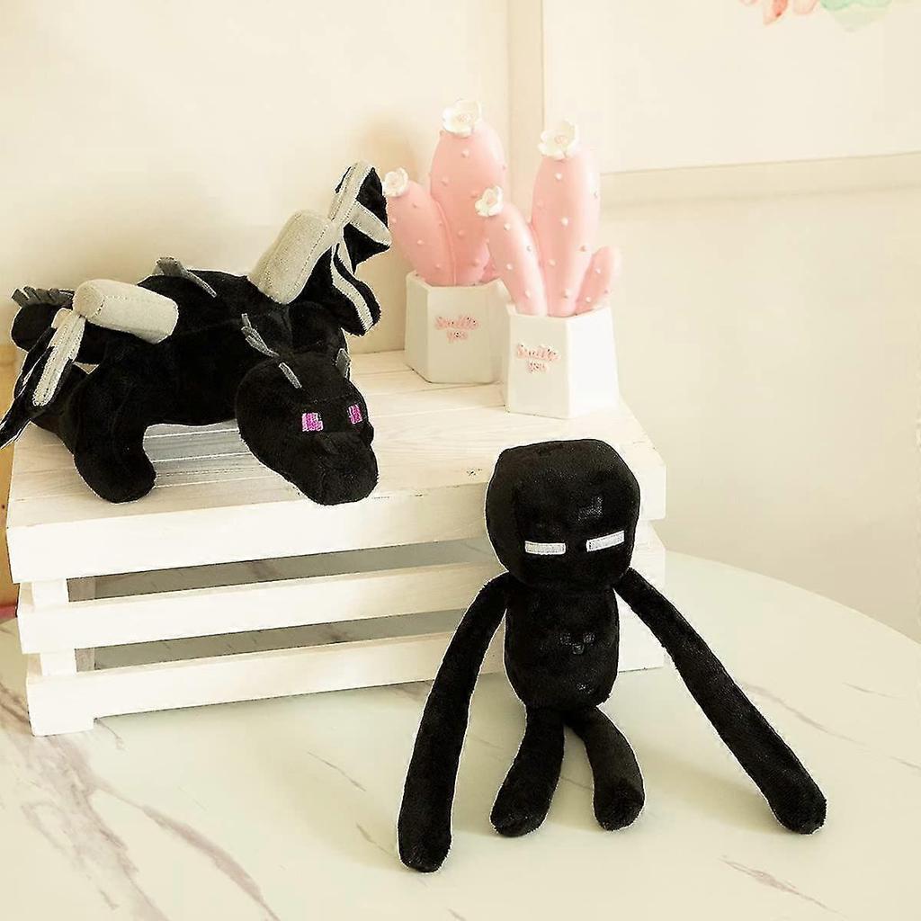 Dragon Plush Toy 11.8 "/ 30cm, Black Dragon Plush Toy Gift