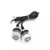 Deepa Motorcycle Turn Signal, LED, Ultra Small, High Brightness, Mini, Nano, Small, M6, Universal, Set of 4, Amber, Orange