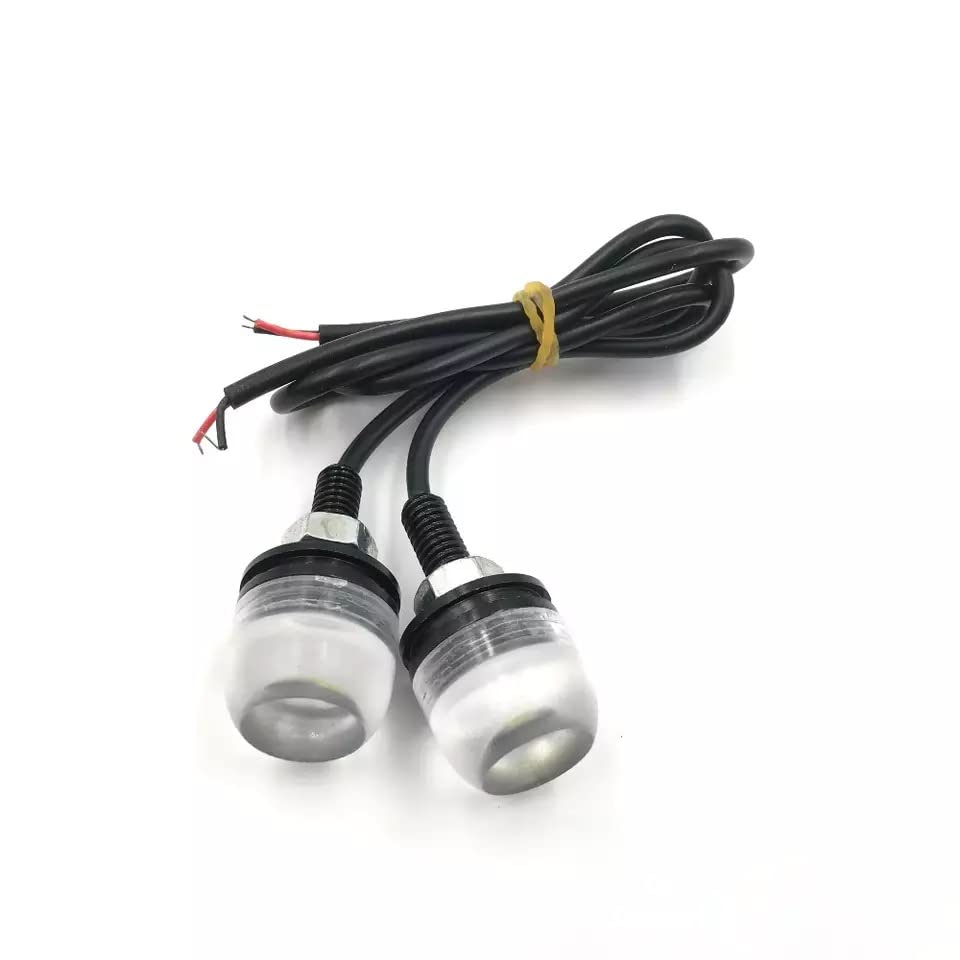 Deepa Motorsykkel Blinklys, LED, Ultrakompakt, Høy Lysstyrke, Mini, Nano, Liten, M6, Universell, Sett med 4, Gult, Oransje