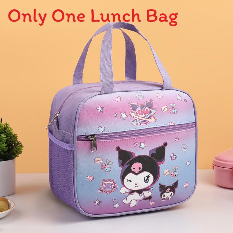 Kids Lunch Bag With Cartoon Design And Oxford Fabric For School And Travel