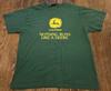 Tricou pentru Bărbați John Deere cu Grafică pe 2 Fețe Mărimea XL Verde și Galben Iconic NOU Tricou Unisex