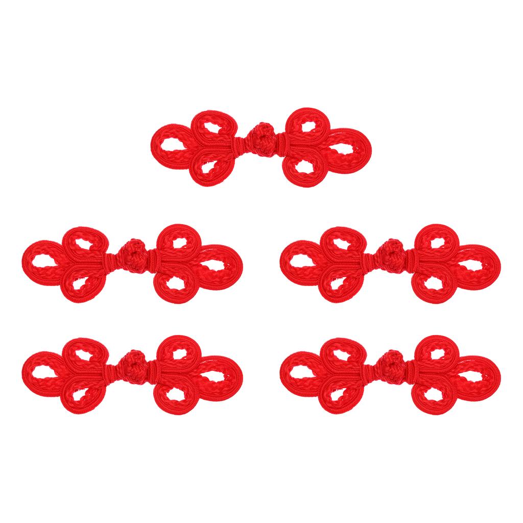 5/12pcs Chinese Knots Frog Buttons Closure Sewing Buttons Fasteners for DIY Sewing Coats Cloak Sweater Bridal Costume Outfit
