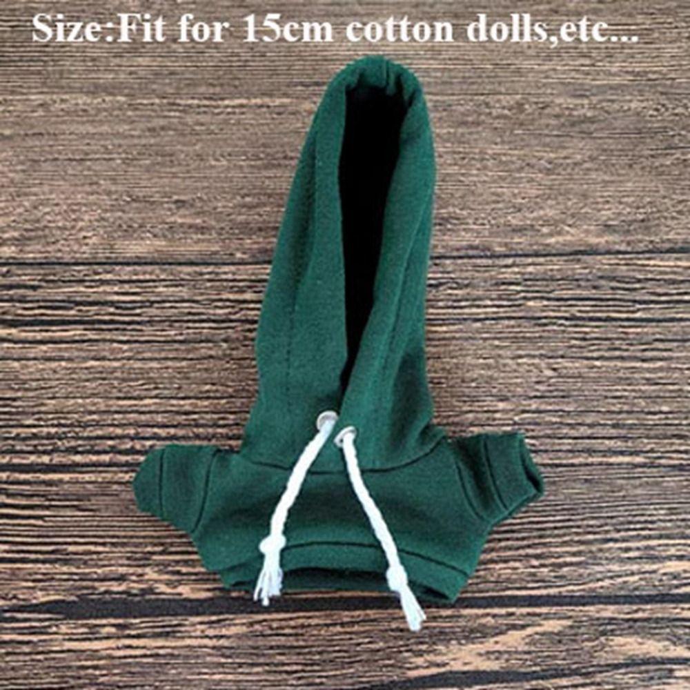 18 Colors Handmade Hoodies Casual Wear Dolls Tops New Dolls Accessories for 15cm Cotton Dolls