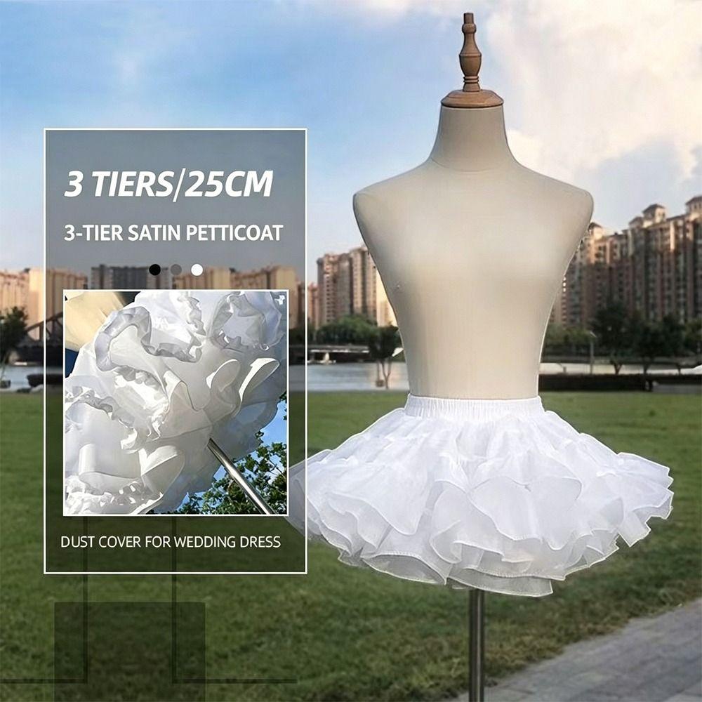 Without Hoop Underskirt Crinoline Lolita Crinoline Skirt Fashion Petticoat  Women Girls