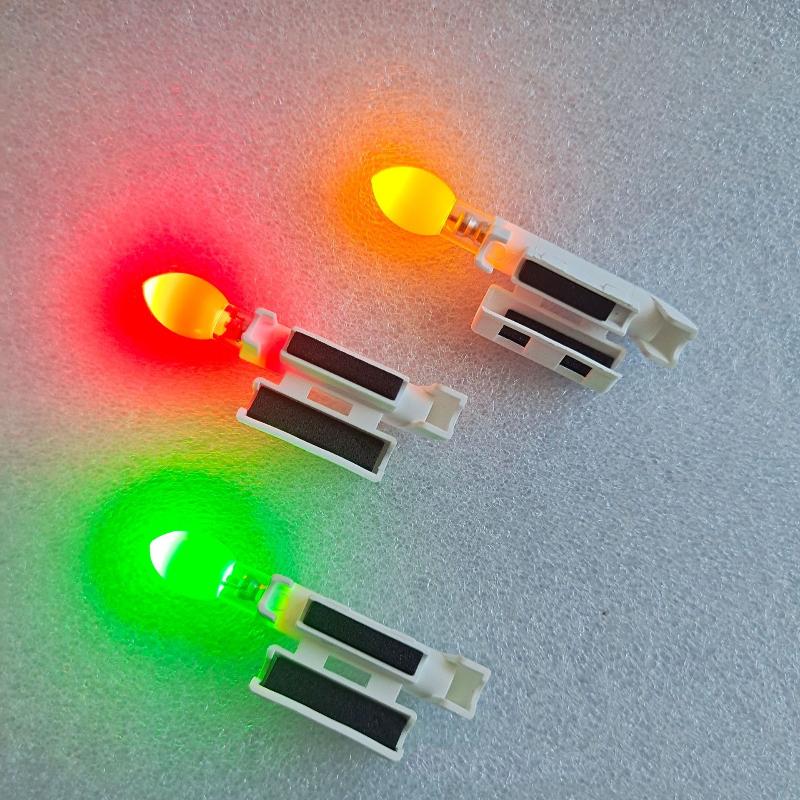 1 Piece Snap-In Electronic Pole Lamp Fishing Rod Alarm Light Luminous Stick Fishing Electronic Rod Light Diy Accessories
