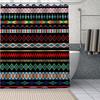 African Ethnic Flower Pattern Shower Curtains Geometry Bathroom Curtain Fabric Waterproof Polyester For Bathtub Decor With Hooks