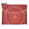 Retro Style Wall for Dorm Circular Pattern Tapestry Indian Hanging Bohemian Tapestry Rectangular Bedroom Living