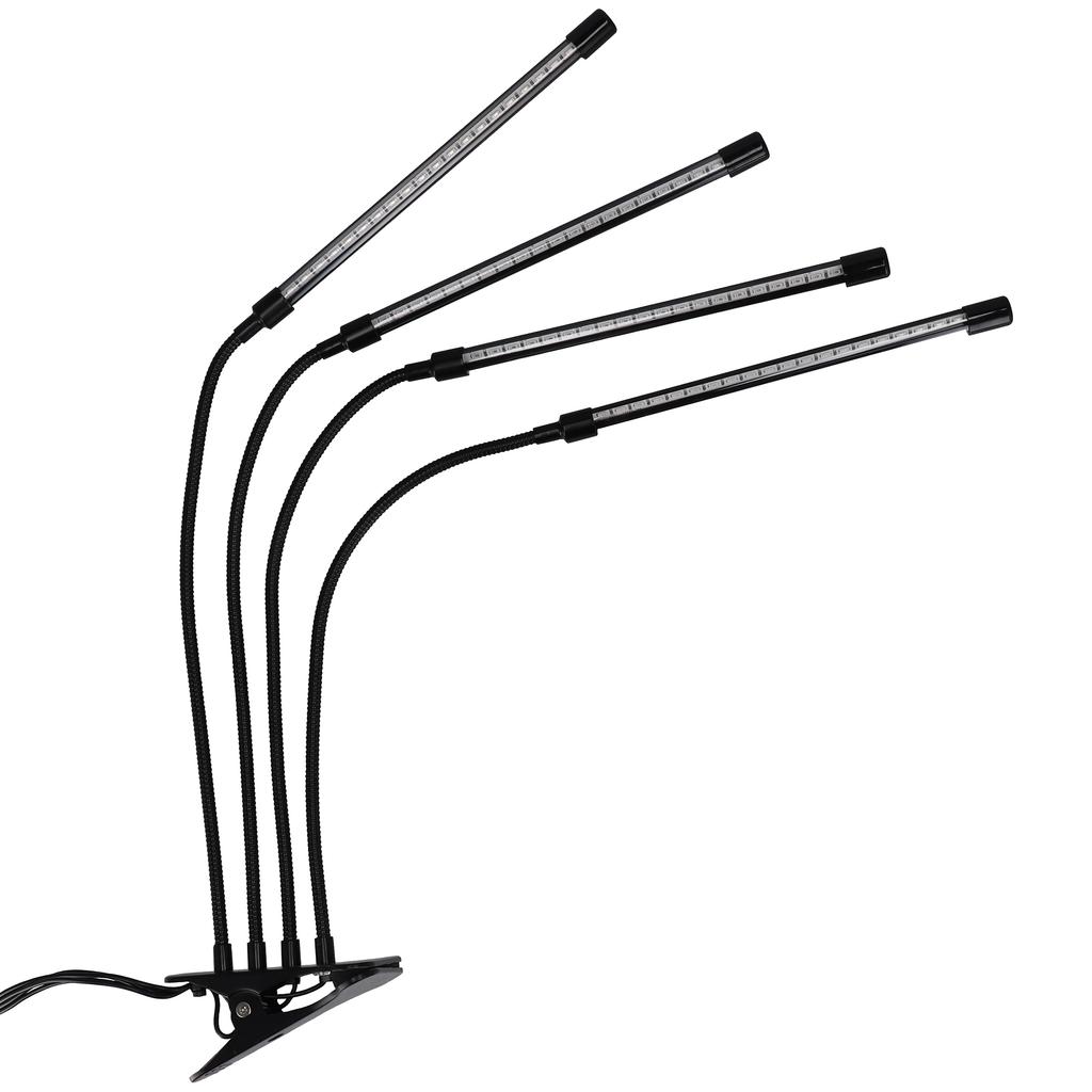 Led Plant Growth Lamp 80 Diodes Timer 25 W Home Plant Cultivation With Mains Adapter