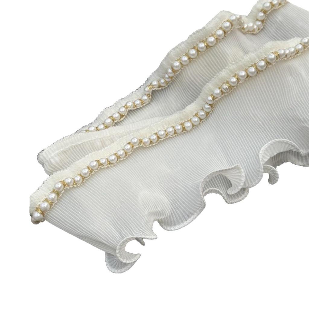Chiffon Beaded Lace Accessories: DIY Clothing, Apparel, Shoes, Hats, Curtains, Table Lamps & Cushions.