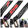 2PCS Motorcycle Stickers Motocross Front Forks Kyb Showa Wp for Shock Absorbers Cool Logo Vinyl Suspension Durable Vinyl Decals