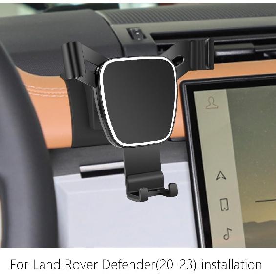 Car Phone Holder for Land Rover Defender 2020 2021 2022 2023 2024 2025 Auto Accessories Navigation Bracket Interior Decoration Mobile Cell Phone