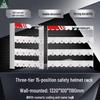 Reinforced Safety Helmet Storage & Display Rack