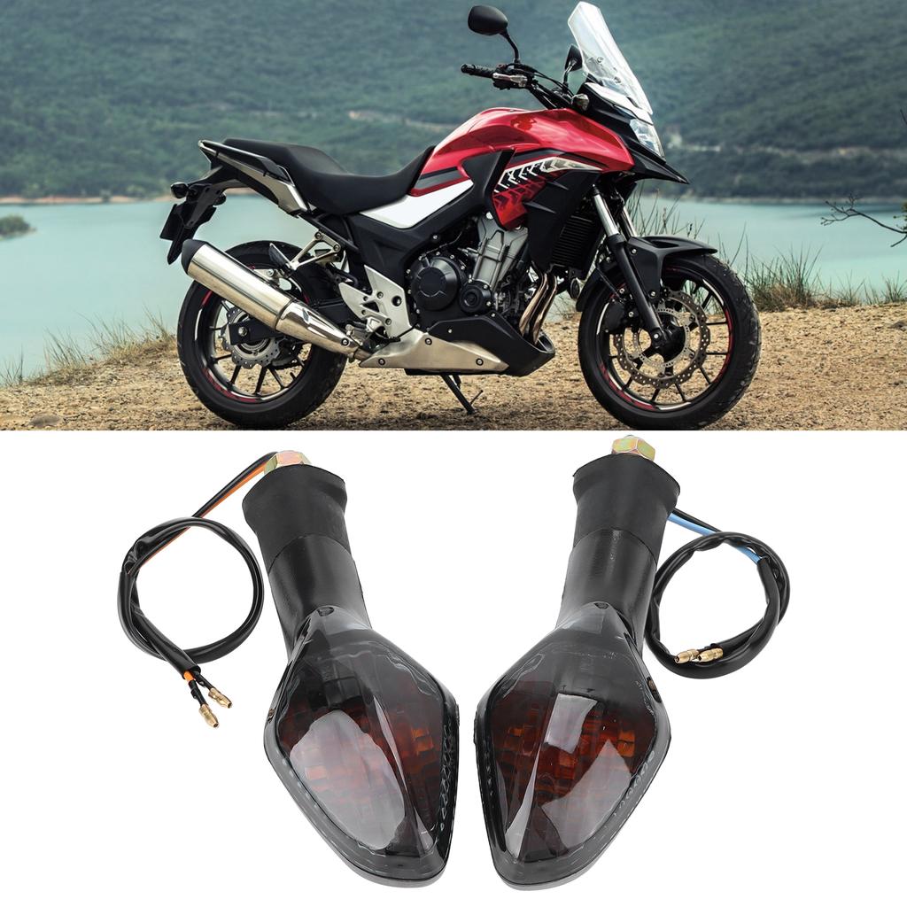 2pcs Motorcycle Turn Signal Light Front Indicator Blinker Replacement for CB500X CB1300 NC700 2013‑2020