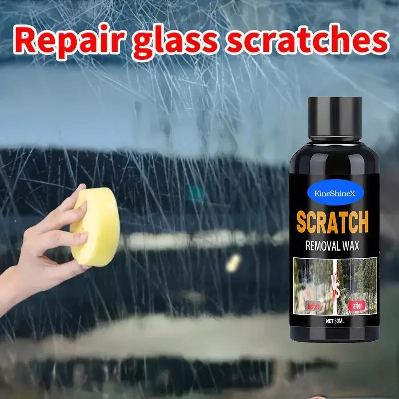 Q19 Car Windshield Scratch Remover | Chemical-Free Window Polisher | Easy To Apply | Windshield and Glass Polishing Kit