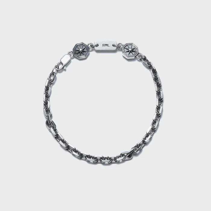 Twins Silver Chain Bracelet