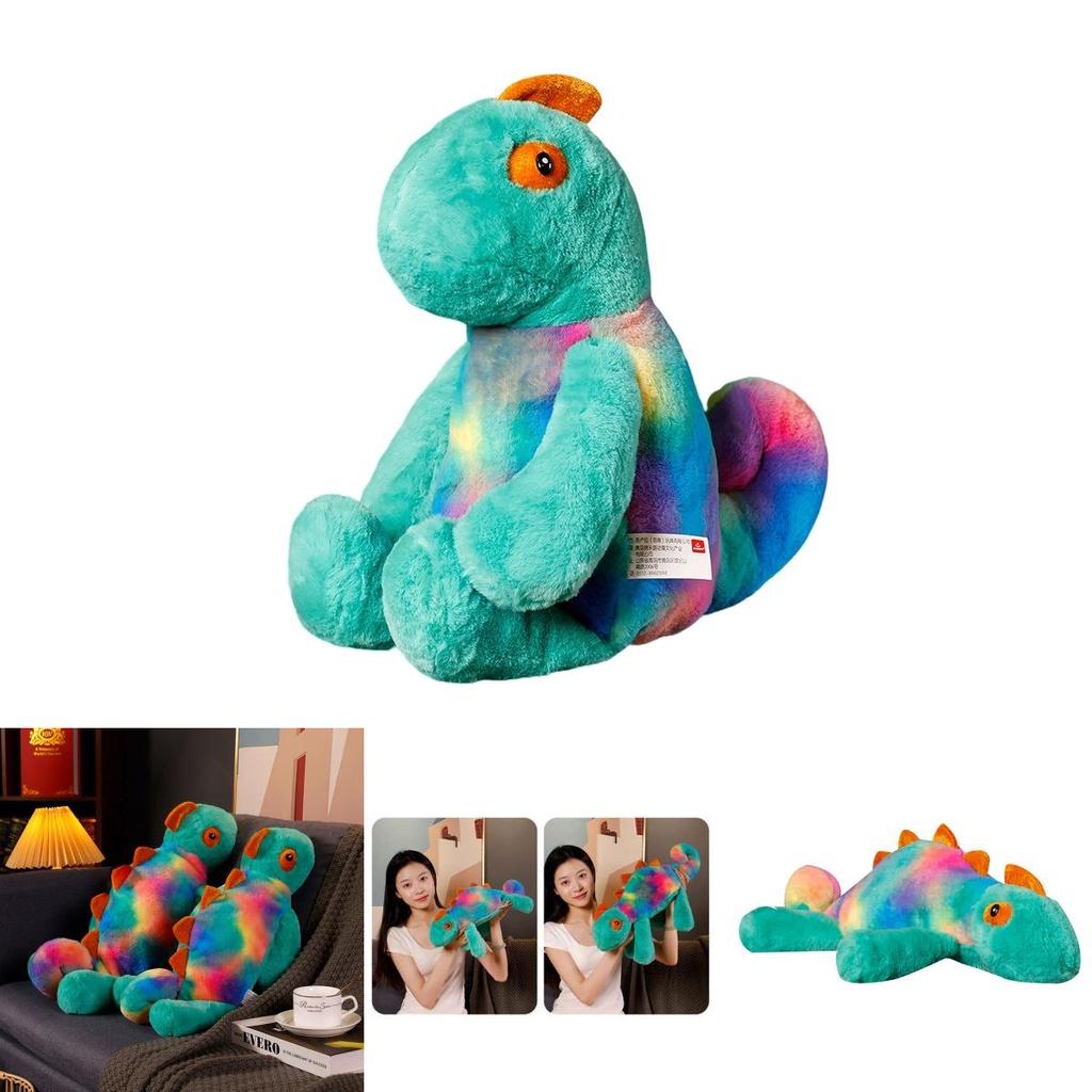 Niedliches Farbwechselndes Chamäleon Plüschtier Langhaarige Stoffechse Puppe Großhandel Geschenk Dekoration