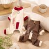 Warm Thermal Four Legged Dog Clothes Autumn Winter Belly Wrapping Pet Apparel