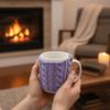 4 PIÈCES/ENSEMBLE Couvercle en Tricot Chaud pour Tasse à Café Fait Main Manchon Isolant Résistant à la Chaleur pour Tasse Manchon Extensible Lavable pour Bouteille