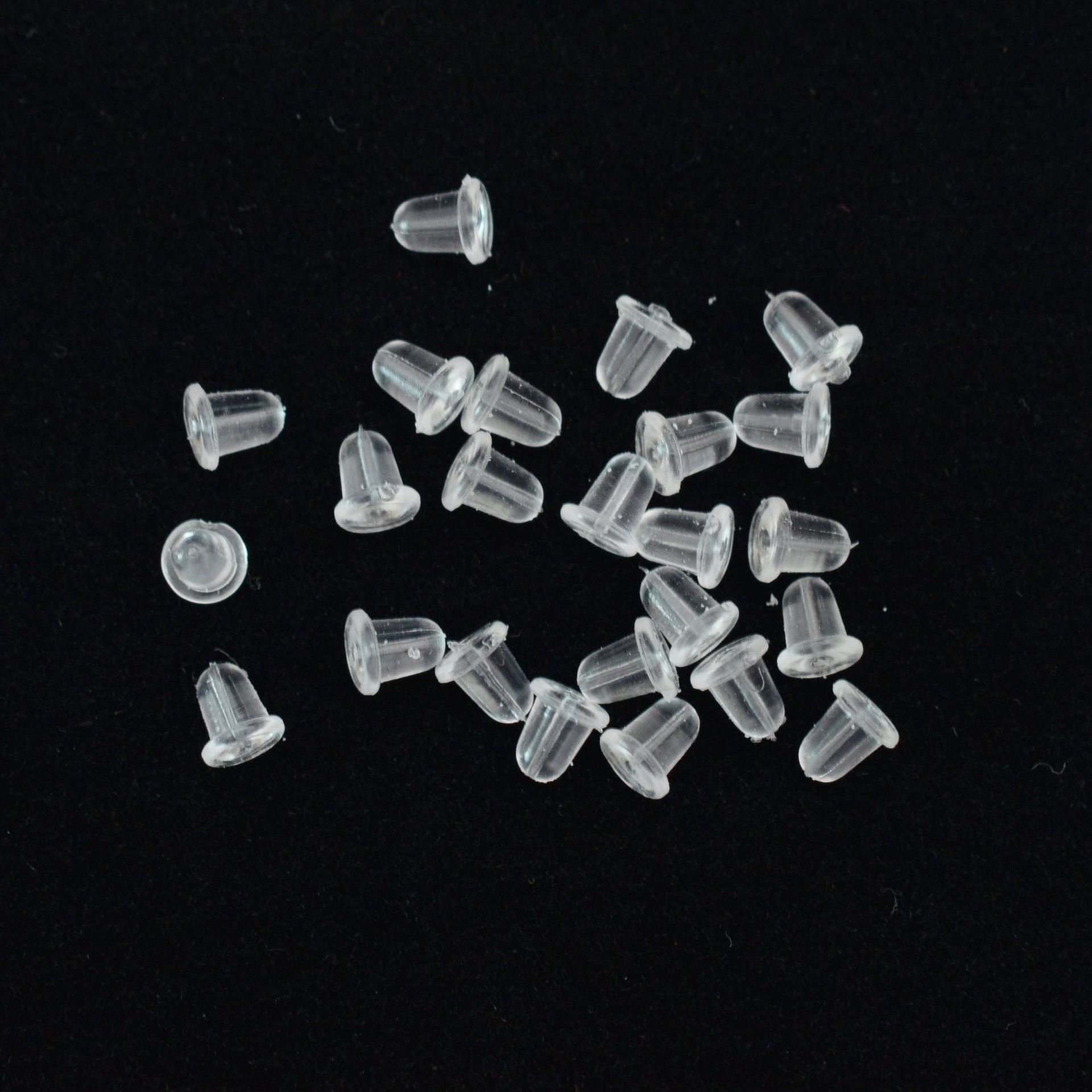 

500 шт. силиконовые беруши пуля большая прозрачная летающая тарелка беруши гвоздик беруши ушные вкладыши серьги аксессуары своими руками