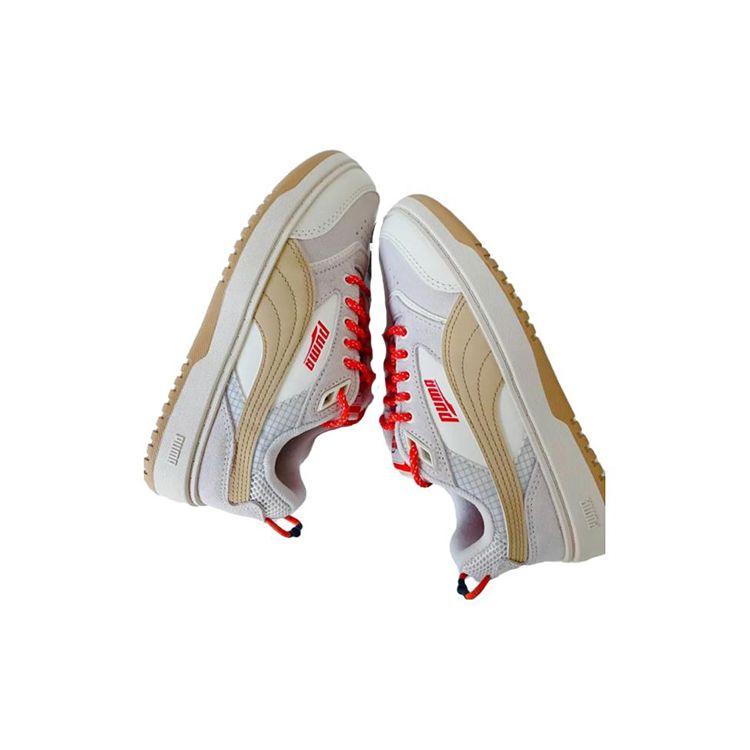 Puma Ca Pro Stylish Versatile Breathable Lightweight Low-Top Casual Shoes Unisex Casual Shoes White Gray 397121-01
