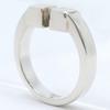 GUCCI Square G Ring Fork Ring vintage Silver925 #6.2(US Size) 6.5g Women Used
