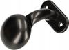 Knob, handle for the gate FRT + plate, insert, black lacquer