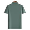 Caesar Men's Cooling Silk Blend Jacquard Polo T-Shirt