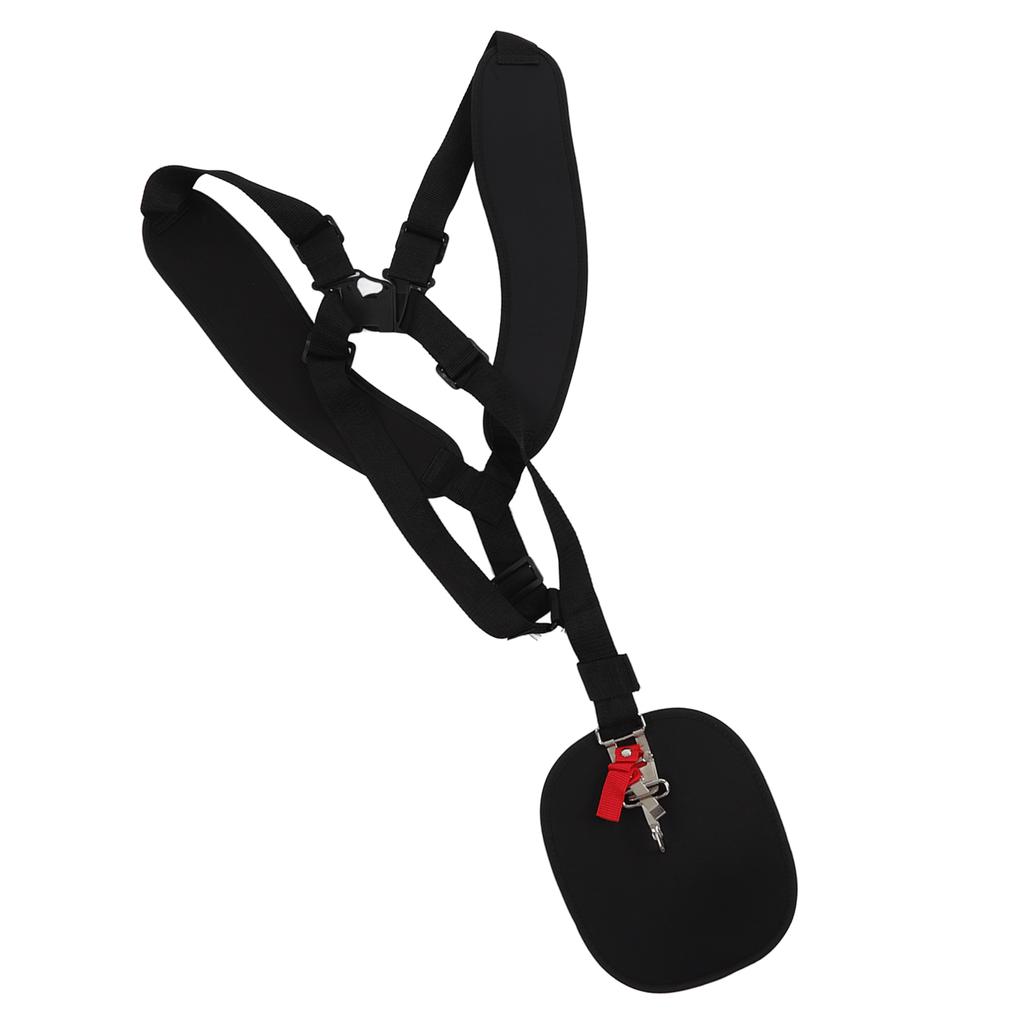 Adjustable Lawn Mower Strap with Buckle Polyester Grass Trimmer Double Shoulder Strap