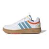 Hoops Lightweight Comfortable Non-Slip Durable Kids Casual Shoes Kids Sneakers White Blue Gold HP9047
