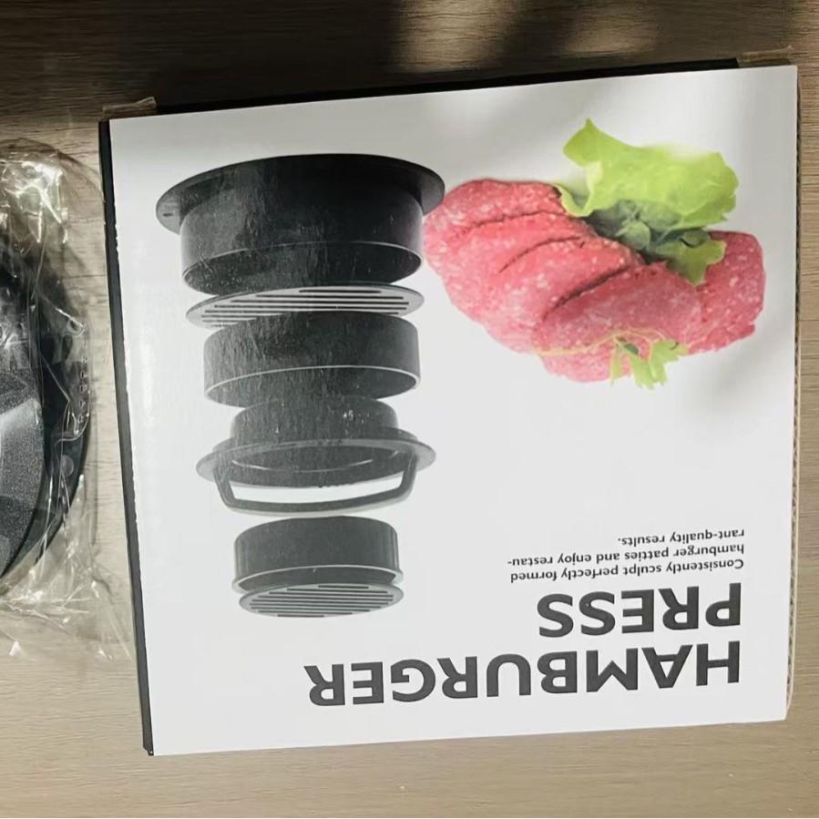 Cross-Border Plastic Hamburger Patty Press Mold - Multifunctional Kitchen Tool