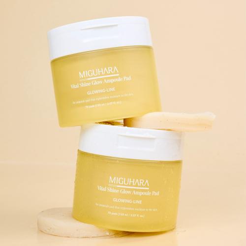 MIGUHARA Vital Shine Glow Ampoule Pad 70ea