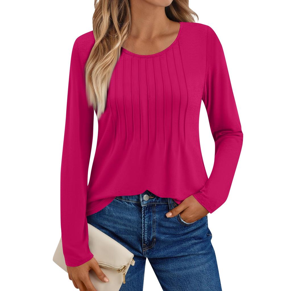 Women's Long Sleeve Shirts Graphic Tees Casual Basic Tops Pullovers
